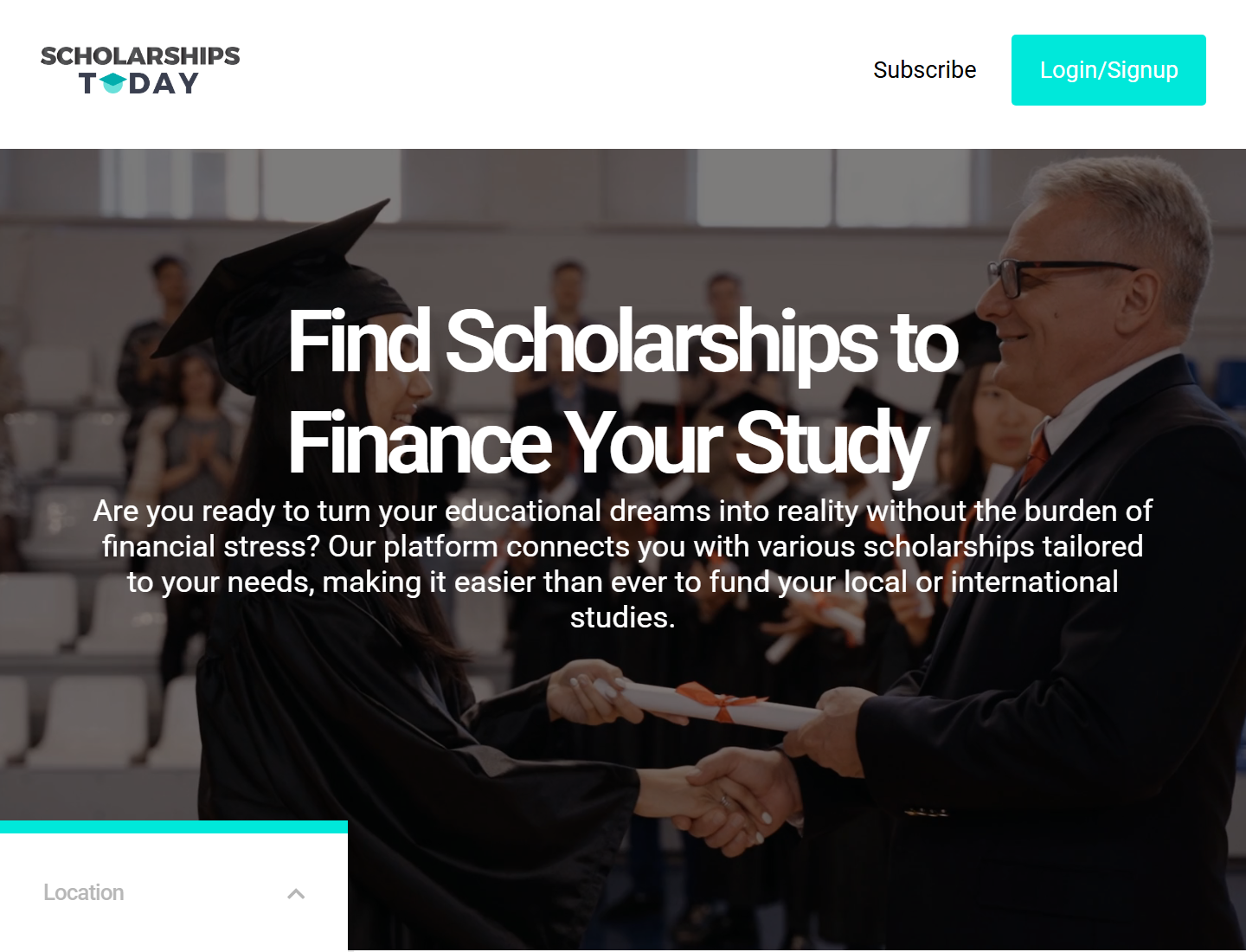 Scholarships Today website screenshot