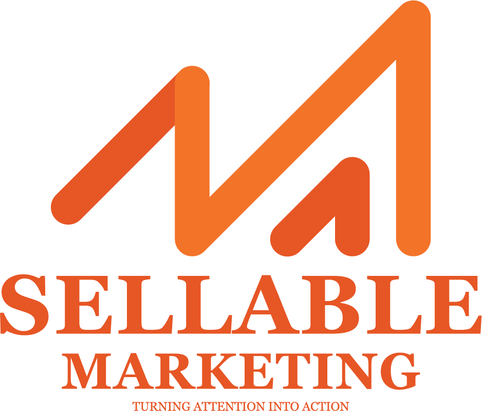 Sellable Marketing Agency - Business - Branding - Website Development - Sales - Technology - Content - Transparent Logo