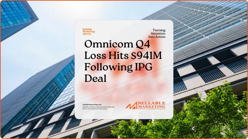 Omnicom Q4 Loss Hits $941M Following IPG Deal- Sellable Marketing-Sales-Marketing -Business Development-Business Growth-Website-Branding-Content